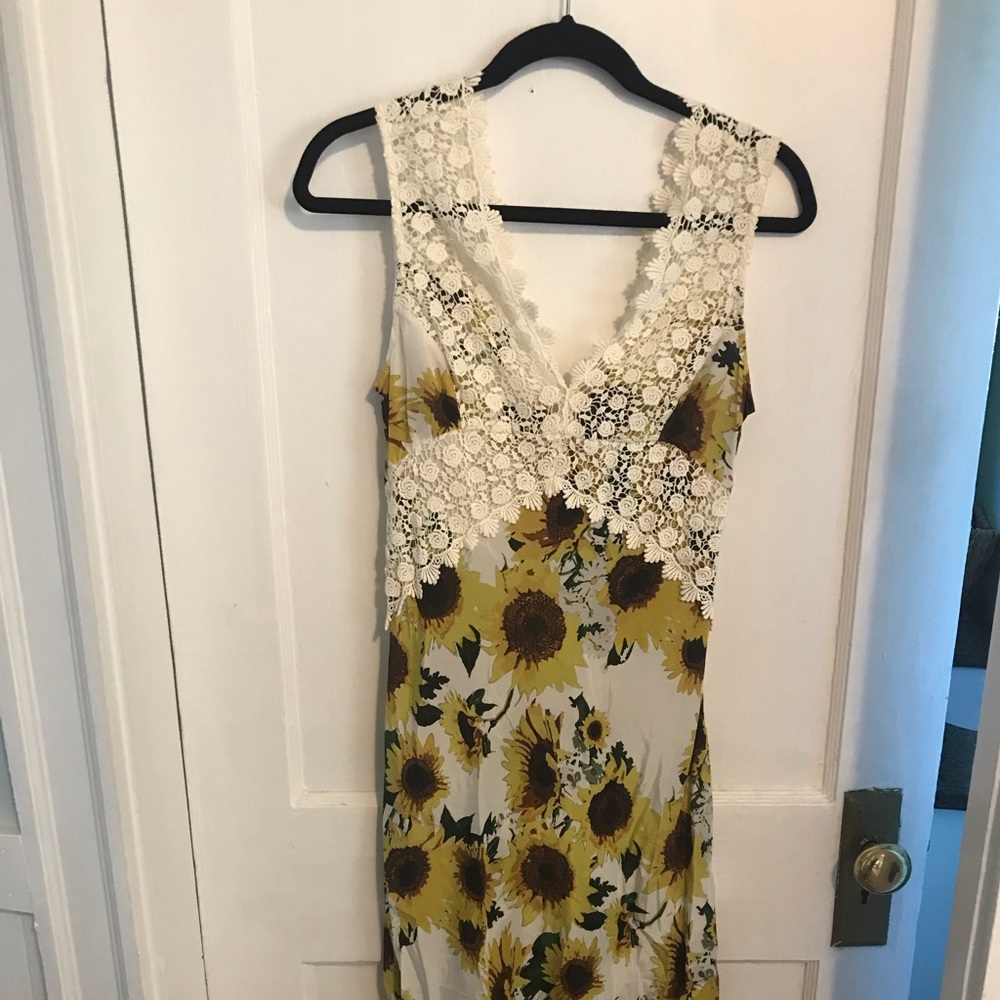 Anthropologie silk dress
